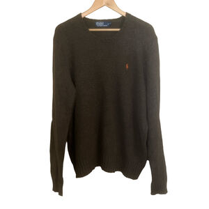 Polo Ralph Lauren Vintage Substantial Weight Linen Cotton Sweater Mens XL